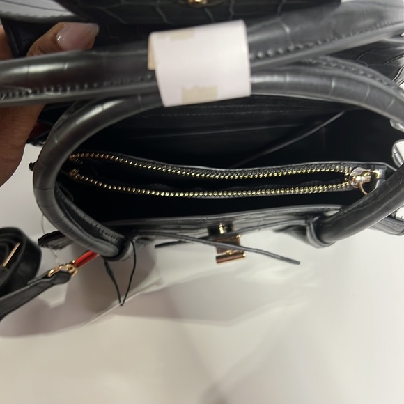 Zara mock croc double strap city bag - Picture 11 of 15